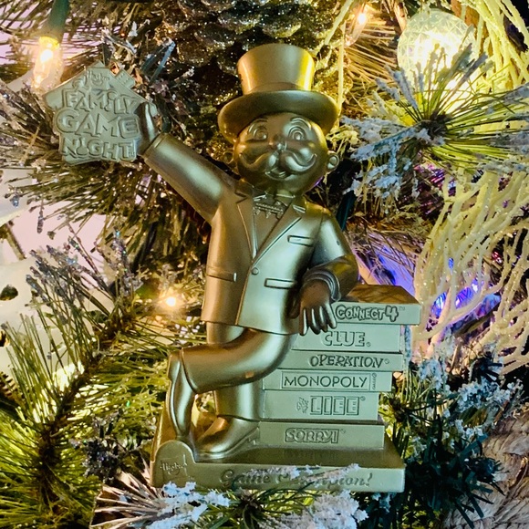 HASBRO family game night MR MONOPOLY gold Trophy collectible gift - Picture 2 of 7